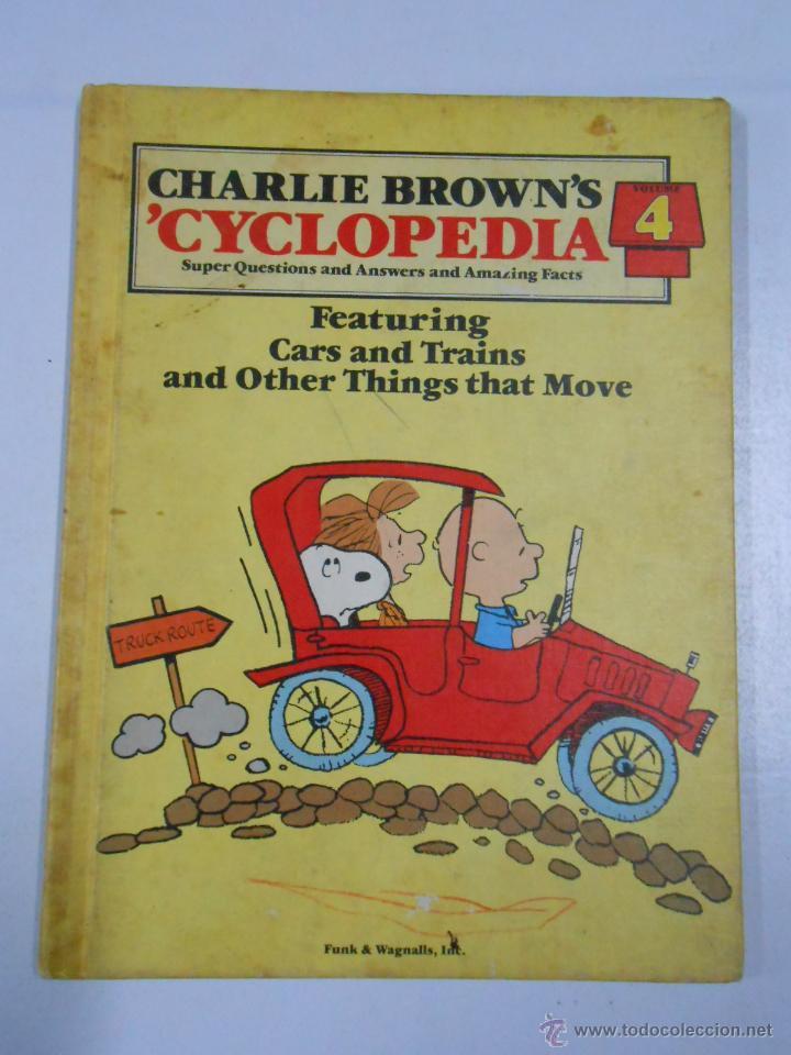 Libros: CYCLOPEDIA CHARLIE BROWN&acute;S SNOOPY 4 TDK2 - - Foto 1