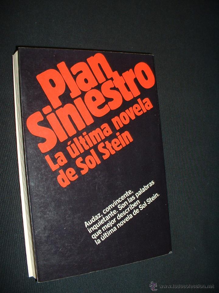 Libros: PLAN SINIESTRO - SOLSTEIN - POMAIRE - 1982. - Foto 2