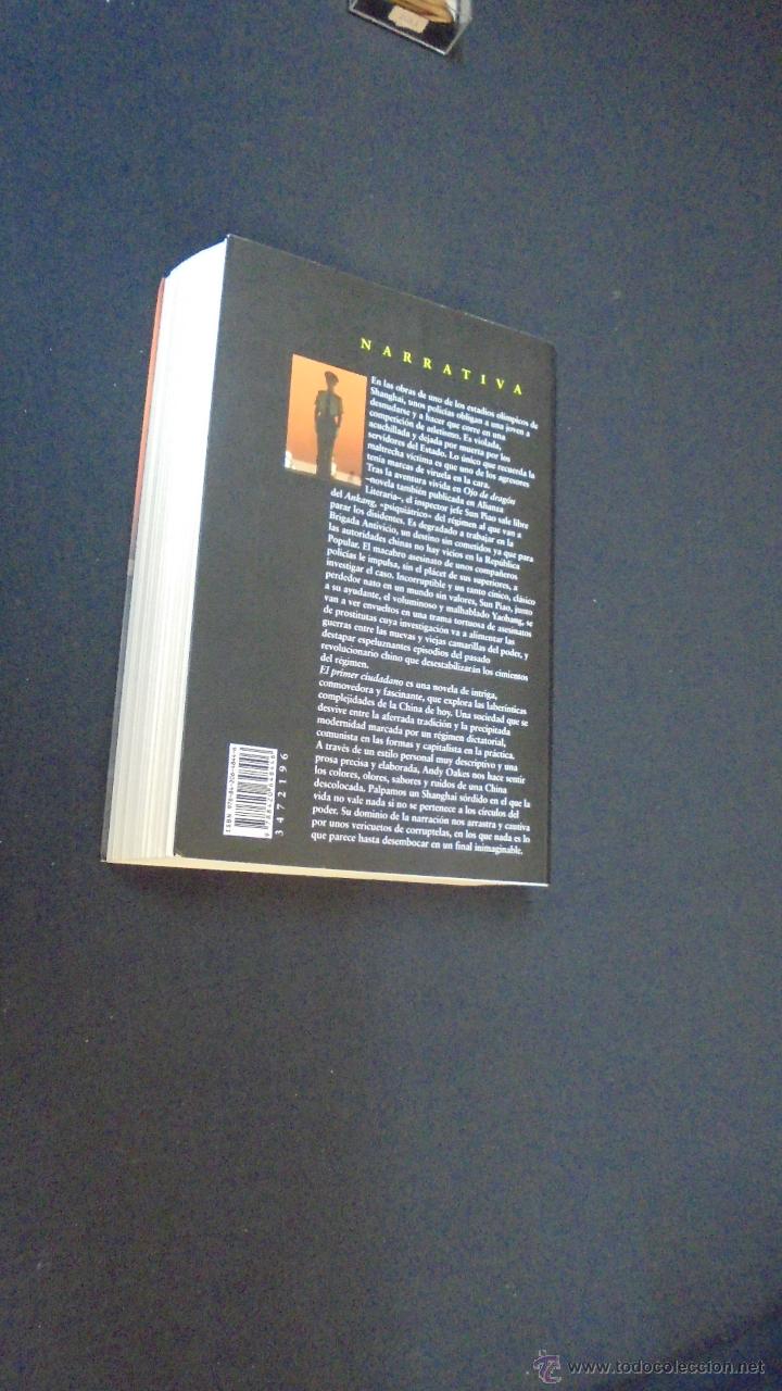 Libros: EL PRIMER  CIUDADANO - ANDY OAKES - ALIANZA EDITORIAL - 2007. - Foto 4