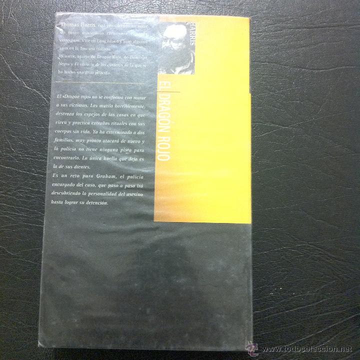 Libros: EL DRAG&Oacute;N ROJO - THOMAS HARRIS 1997. - Foto 2