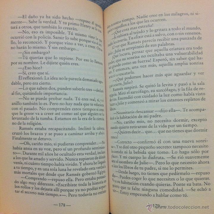 Libros: LA MOMIA - ANNE RICE - EDICIONES B - 1997. - Foto 4