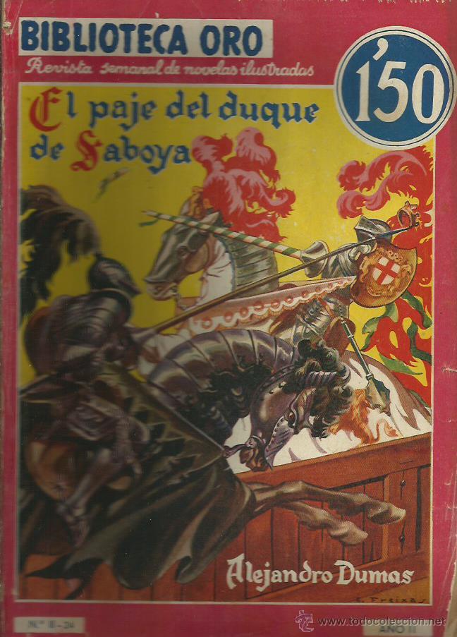 Libros: EL PAJE DEL DUQUE DE SABOYA - Dumas,Alejandro - Foto 1