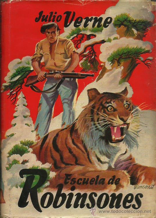 Libros: ESCUELA DE ROBINSONES - Verne,Julio - Foto 1