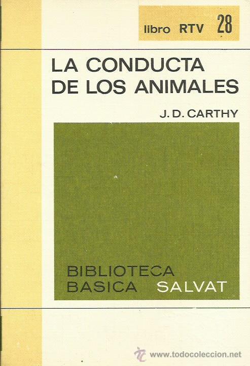 Libros: LA CONDUCTA DE LOS ANIMALES - Carthy,J.D. - Foto 1