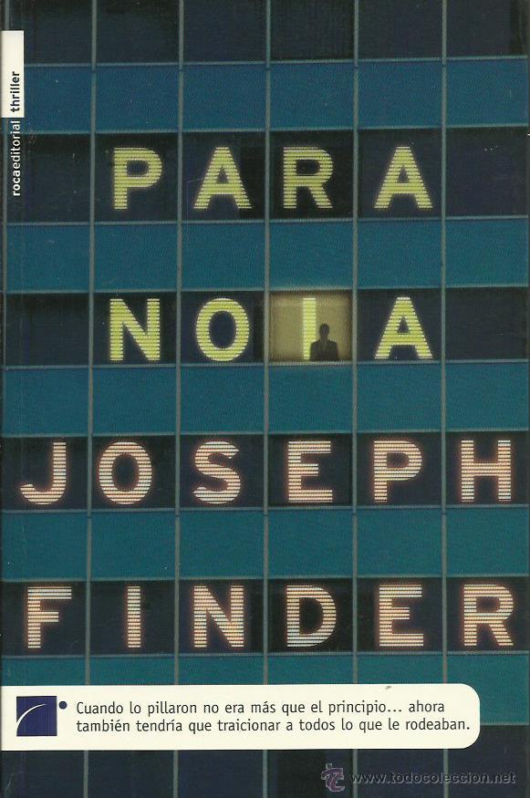 Libros: PARANOIA - Finder,Joseph - Foto 1