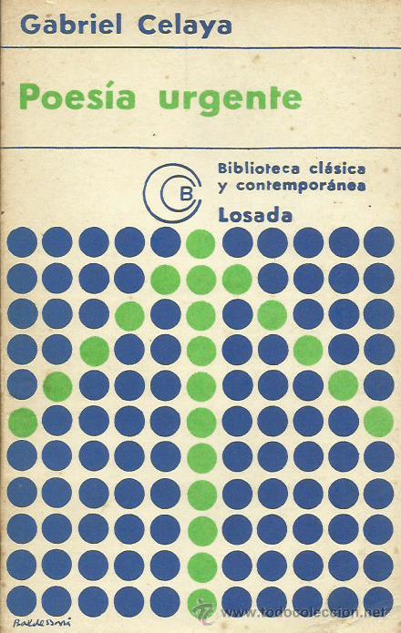 Libros: POES&Iacute;A URGENTE - Celaya,Gabriel - Foto 1