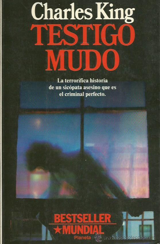 Libros: TESTIGO MUDO - King,Charles - Foto 1