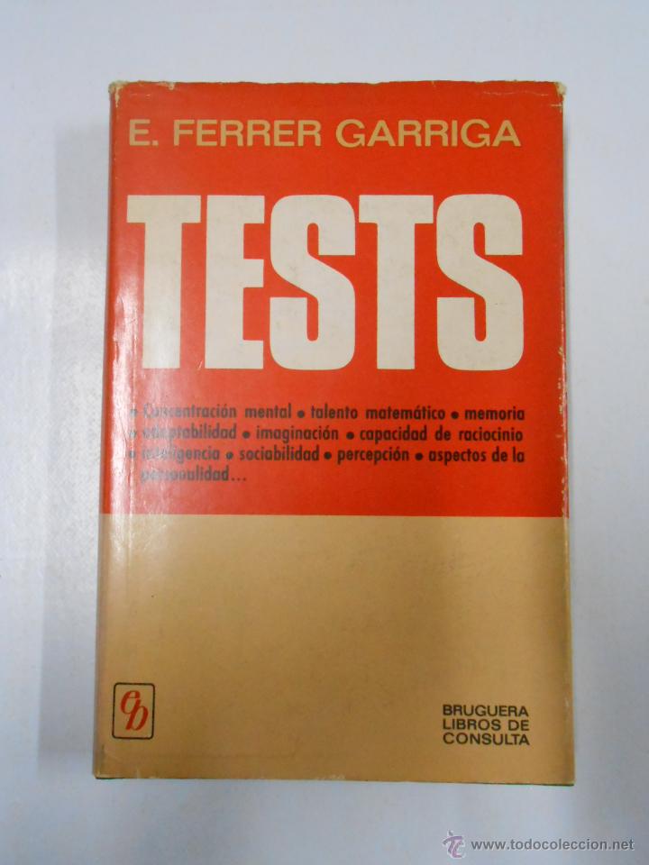 Libros: TESTS. E. FERRER GARRIGA TDK7 - - Foto 1