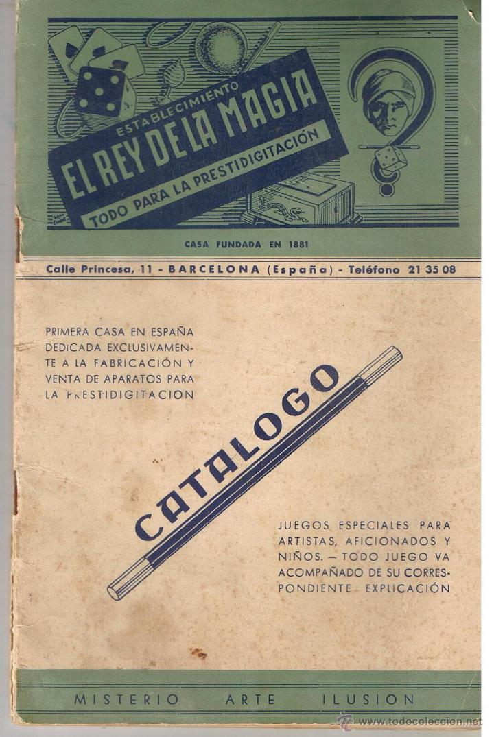 Libros: CATALOGO. ESTABLECIMIENTO EL REY DE LA MAGIA. (TTRO3) - Foto 1