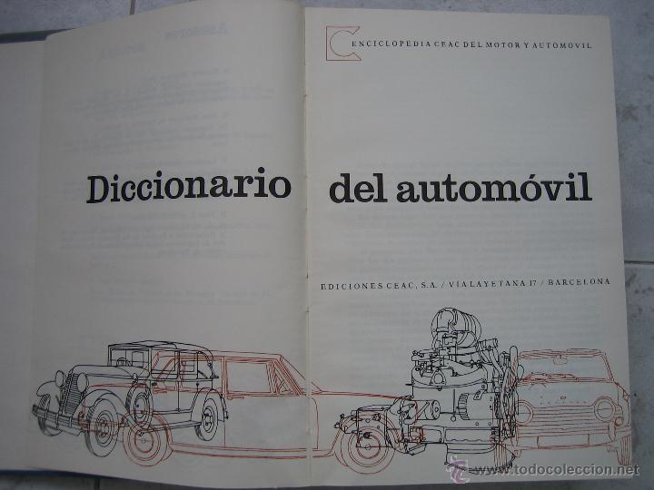 Libros: Diccionario del Autom&oacute;vil de Ceac - Foto 5