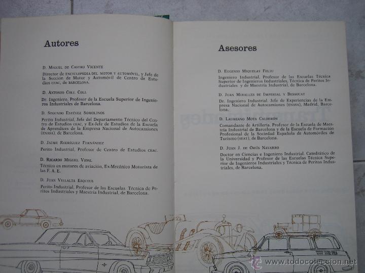 Libros: Transmisiones y Bastidor de coche por Ceac 1979 - Foto 4