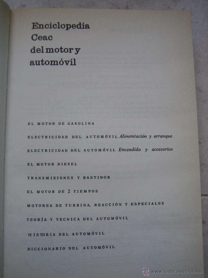 Libros: Electricidad del autom&oacute;vil. Encendido y accesorios 1978 Ceac - Foto 2
