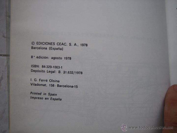 Libros: Electricidad del autom&oacute;vil. Encendido y accesorios 1978 Ceac - Foto 6