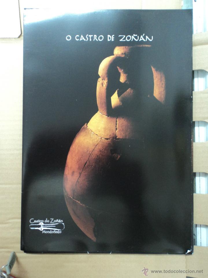 Libros: O Castro de Zo&ntilde;&aacute;n - Carpeta con nueve Laminas - Mondo&ntilde;edo - Galicia