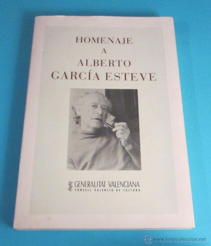 Libros: HOMENAJE A ALBERTO GARC&Iacute;A ESTEVE - Foto 1
