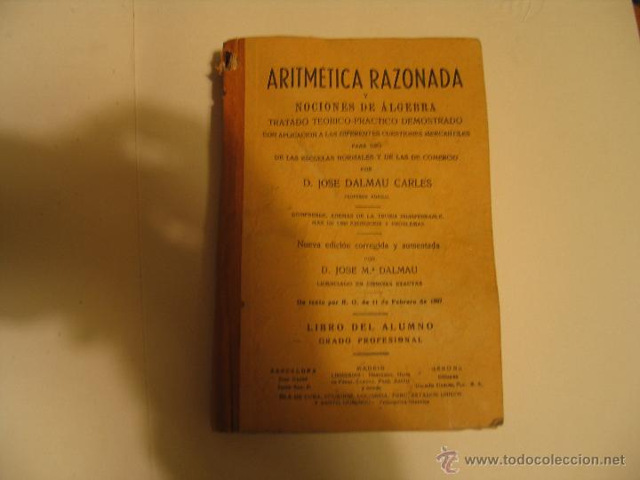Libros: ARITMETICA RAZONADA - Foto 1