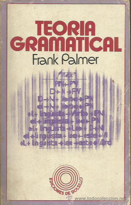 Libros: TEOR&Iacute;A GRAMATICAL - Palmer,Frank - Foto 1