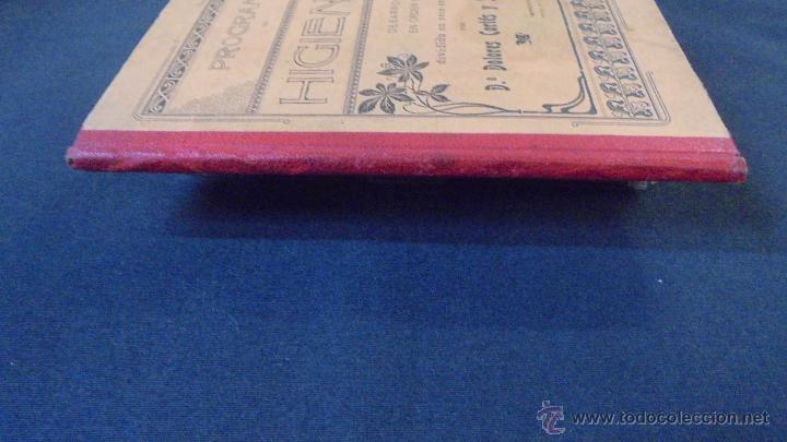 Libros: PROGRAMA DE HIGIENE DESARROLLADO EN ORDEN CICLICO - DOLORES CORT&Eacute;S Y SAMPER - 1905. - Foto 5
