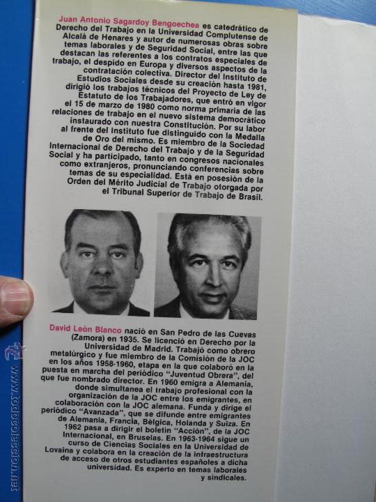 Libros: EL PODER SINDICAL EN ESPA&Ntilde;A - J. A. SAGARDOY BENGOECHEA Y DAVID GONZALEZ BLANCO. PLANETA - Foto 2