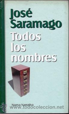 Libros: TODOS LOS NOMBRES (Jos&eacute; Saramago) - Foto 1