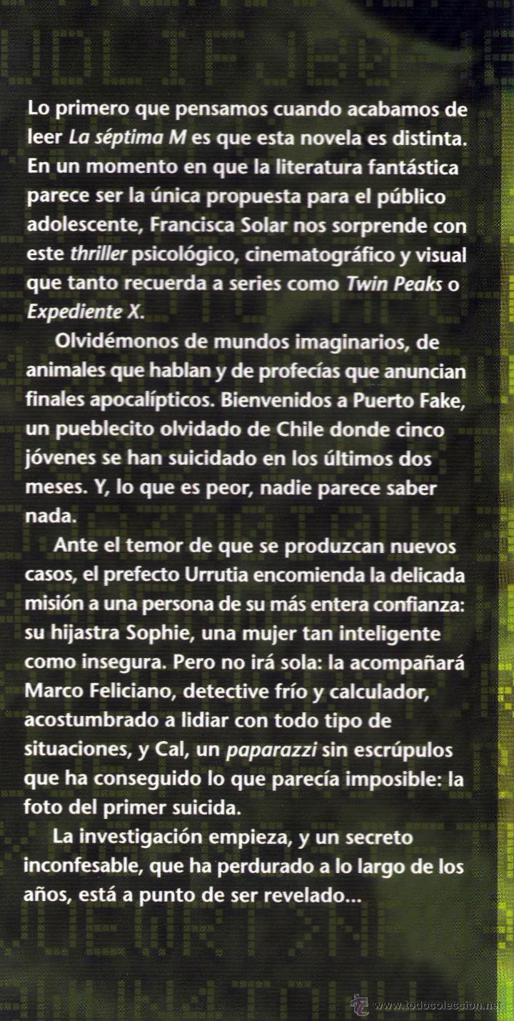 Libros: La S7ptima M - Francisca Solar - Foto 3