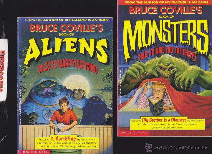 Libros: ALIENS - MONSTERS ( DOS LIBROS JUVENILES DE TERROR ) EDICION EN INGLES - Foto 1