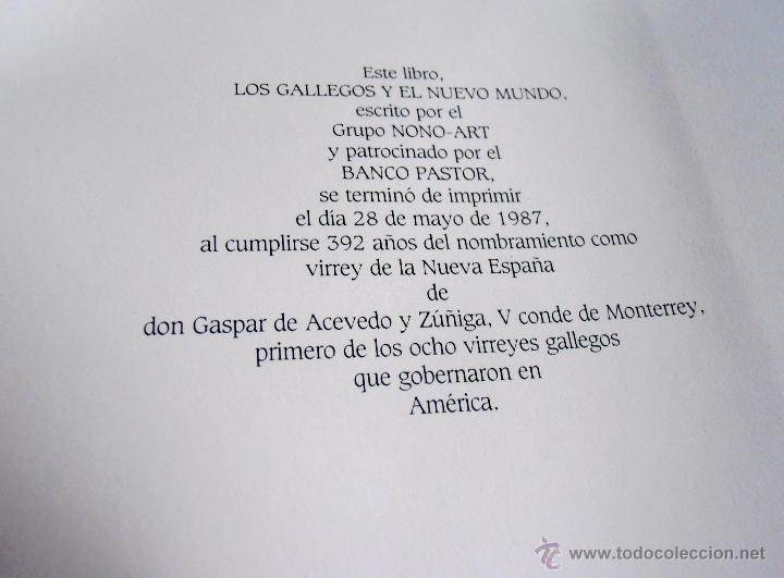 Libros: LOS GALLEGOS Y EL NUEVO MUNDO, - Foto 8