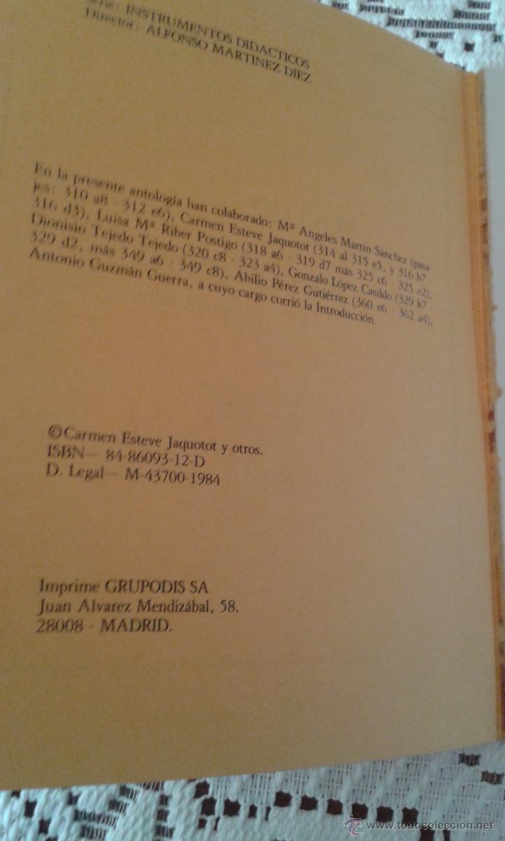 Libros: PLATON PROTAGORAS ANTOLOGIA EDITORIAL COLOQUIO - Foto 2