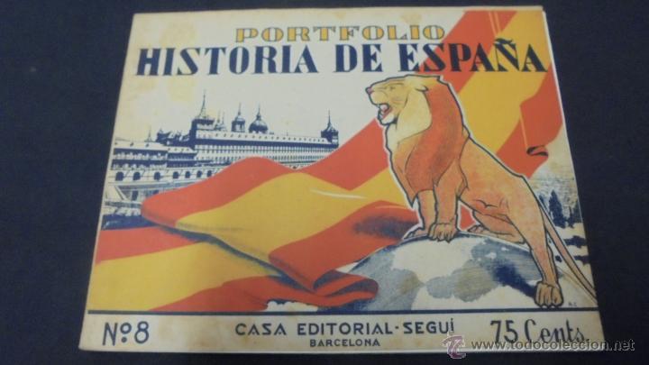 Libros: PORTFOLIO - HISTORIA DE ESPA&Ntilde;A - N&ordm; 8 - EDITORIAL SEGUI. - Foto 1