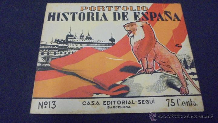 Libros: PORTFOLIO - HISTORIA DE ESPA&Ntilde;A - N&ordm; 13 - EDITORIAL SEGUI. - Foto 1