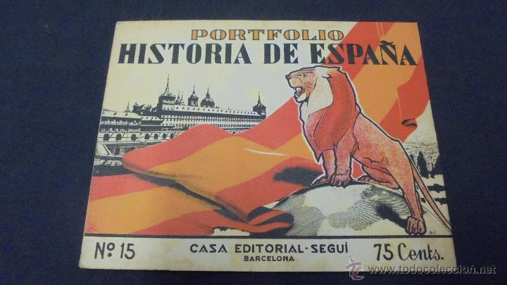Libros: PORTFOLIO - HISTORIA DE ESPA&Ntilde;A - N&ordm; 15 - EDITORIAL SEGUI. - Foto 1