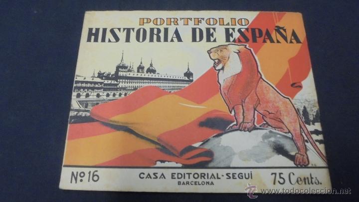 Libros: PORTFOLIO - HISTORIA DE ESPA&Ntilde;A - N&ordm; 16 - EDITORIAL SEGUI. - Foto 1