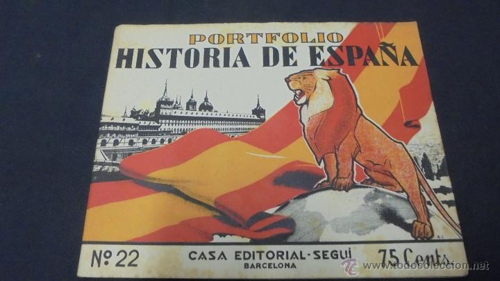 Libros: PORTFOLIO - HISTORIA DE ESPA&Ntilde;A - N&ordm; 22 - EDITORIAL SEGUI. - Foto 1