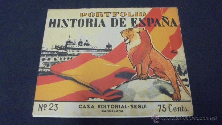 Libros: PORTFOLIO - HISTORIA DE ESPA&Ntilde;A - N&ordm; 23 - EDITORIAL SEGUI. - Foto 1