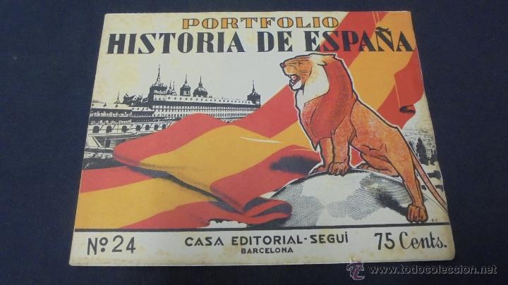 Libros: PORTFOLIO - HISTORIA DE ESPA&Ntilde;A - N&ordm; 24 - EDITORIAL SEGUI. - Foto 1
