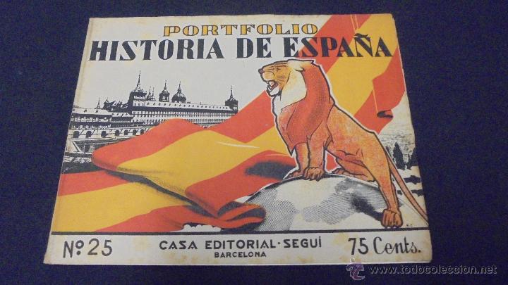 Libros: PORTFOLIO - HISTORIA DE ESPA&Ntilde;A - N&ordm; 25 - EDITORIAL SEGUI. - Foto 1