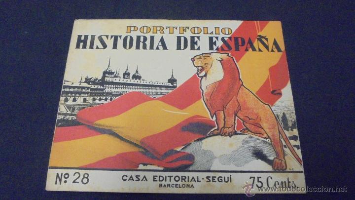 Libros: PORTFOLIO - HISTORIA DE ESPA&Ntilde;A - N&ordm; 28 - EDITORIAL SEGUI. - Foto 1