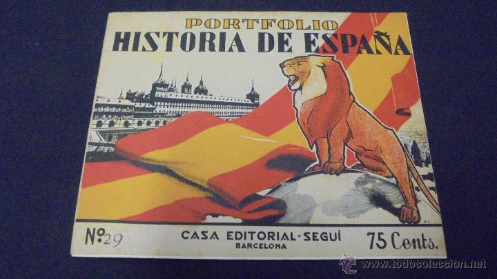 Libros: PORTFOLIO - HISTORIA DE ESPA&Ntilde;A - N&ordm; 29 - EDITORIAL SEGUI. - Foto 1
