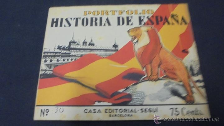 Libros: PORTFOLIO - HISTORIA DE ESPA&Ntilde;A - N&ordm; 30 - EDITORIAL SEGUI. - Foto 1