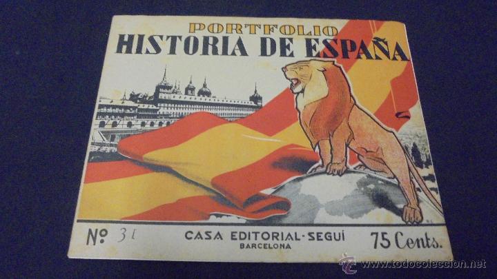 Libros: PORTFOLIO - HISTORIA DE ESPA&Ntilde;A - N&ordm; 31 - EDITORIAL SEGUI. - Foto 1