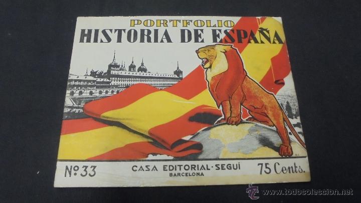 Libros: PORTFOLIO - HISTORIA DE ESPA&Ntilde;A - N&ordm; 33 - EDITORIAL SEGUI. - Foto 1