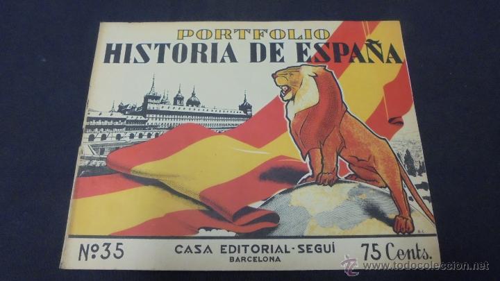 Libros: PORTFOLIO - HISTORIA DE ESPA&Ntilde;A - N&ordm; 35 - EDITORIAL SEGUI. - Foto 1