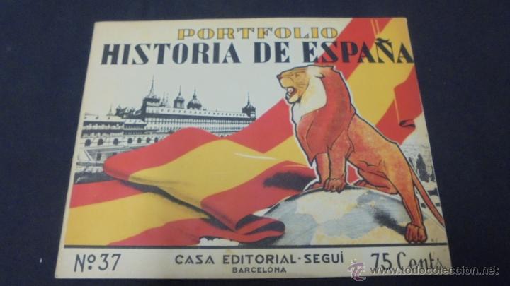 Libros: PORTFOLIO - HISTORIA DE ESPA&Ntilde;A - N&ordm; 37 - EDITORIAL SEGUI. - Foto 1