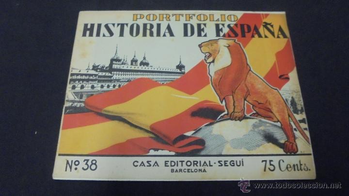 Libros: PORTFOLIO - HISTORIA DE ESPA&Ntilde;A - N&ordm; 38 - EDITORIAL SEGUI. - Foto 1