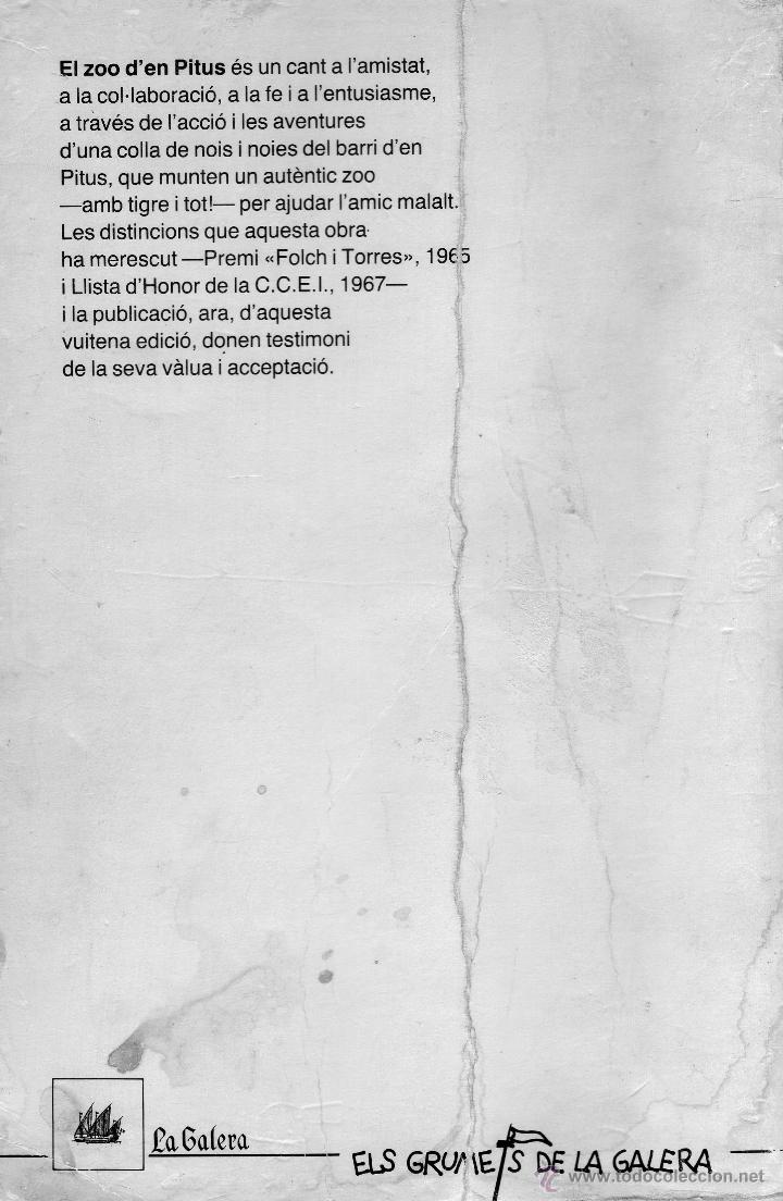 Libros: El Zoo den Pitus - Sebasti&agrave; Sorribas - Foto 2