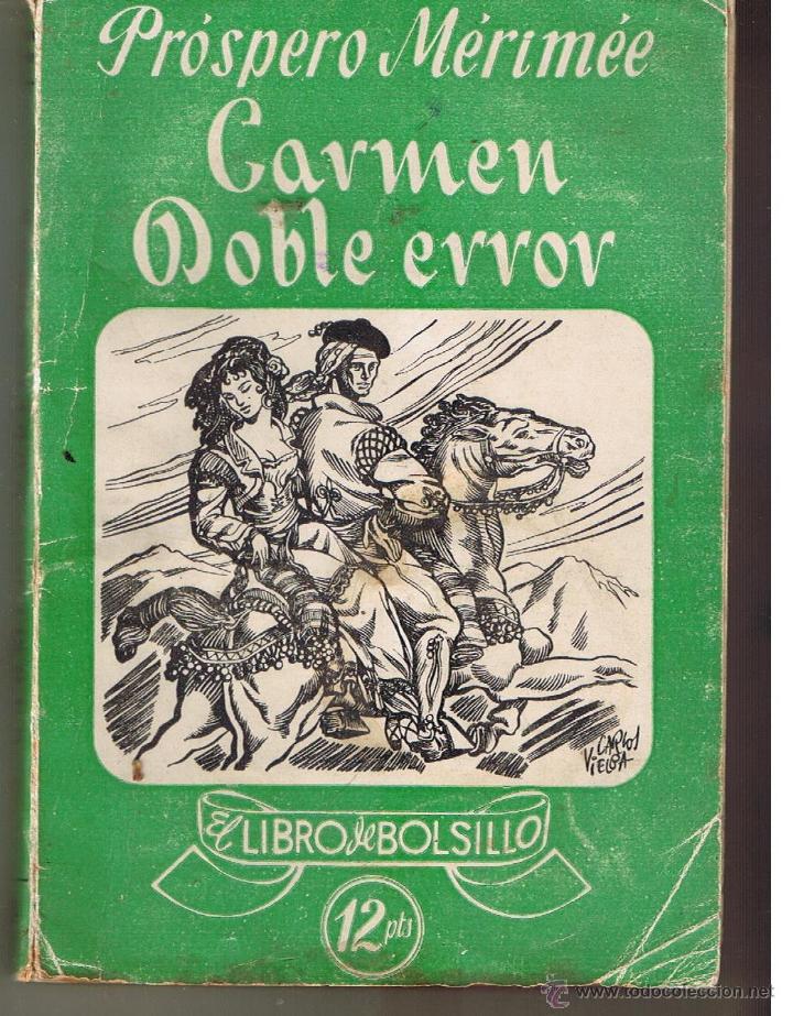 Libros: LIBROS DE BOLSILLO. N&ordm; 4. CARMEN. DOBLE ERROR. PROSPERO M&Eacute;RIMEE.  EDC. RAMOS. (TTRO5) - Foto 1