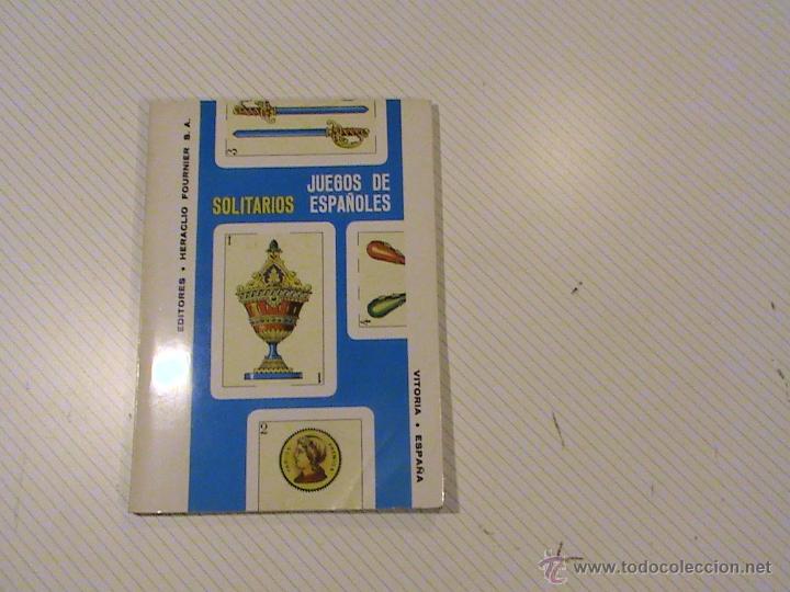 Libros: Juegos de solitarios espa&ntilde;oles. - Foto 1