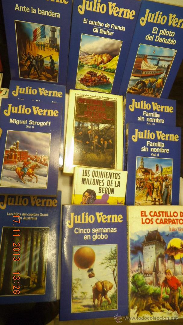 Libros: LOTE JULIO VERNE TRECE VOLUMENES MBE ORBIS - Foto 1