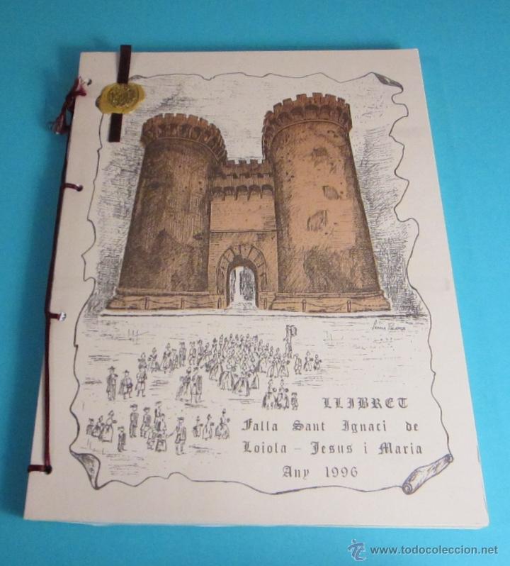 Libros: LLIBRET FALLA SANT IGNACI DE LOIOLA - JES&Uacute;S I MARIA. 1996 - Foto 1