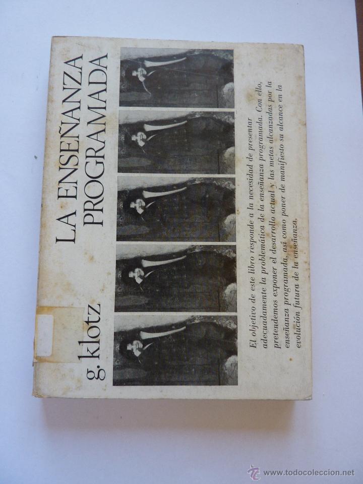 Libros: LIBRO N&ordm; 528 - LA ENSE&Ntilde;ANZA PROGRAMADA - G.KLOTZ - Foto 1